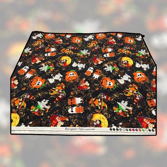 Boo-ligans Style Licensed to SSI Cotton Halloween Fabric 2.75 Yards x 44 Inch - Picture 5 of 16